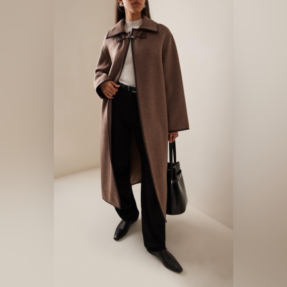 Toteme Double clasp wool coat Oversized NWT